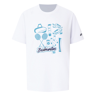 正品2025新款YY尤尼克斯短袖透气速干专业羽毛球比赛训练运动服装