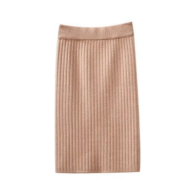 针织半身裙包臀直筒一步裙加厚款