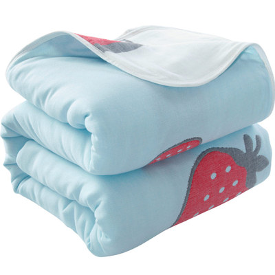 亏本清仓毛巾被纯棉八层纱布盖毯