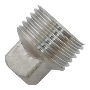 304不锈钢堵头4分6分内丝堵帽四分管堵水管闷头2分管帽3分堵盖帽