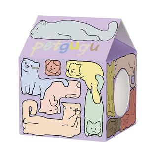 petgugu宠咕咕  原创猫窝 四季通用猫屋猫抓板通用大小幼猫通用