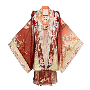 异志阁婚服改良汉服男女款【凤凰于飞】宋制汉元素重工国风婚礼服