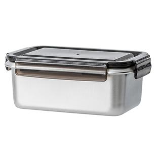 芬兰MISANBROO保鲜盒316不锈钢冰箱冷冻收纳盒水果便当盒密封饭盒