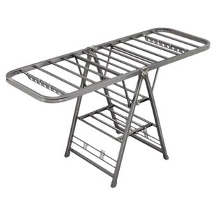 折叠晾衣架落地家用阳台晒衣架室内挂衣架子多功能户外晒被子神器