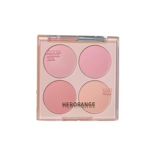 韩式草莓牛奶!冰淇淋雪糕四色腮红盘膨胀多色裸色紫杏色日常淡妆