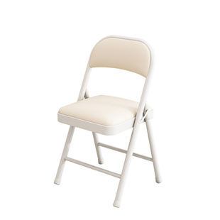 可折叠椅子家用复古网红靠背椅加厚餐椅电脑椅便携会议椅靠背躺椅