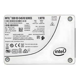 Intel/英特尔 S4510系列1.92T/3.84T 全新零售版企业级固态硬盘
