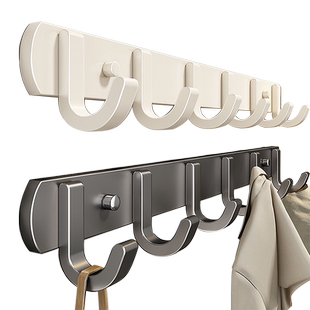 免打孔挂衣钩入户门后衣帽挂钩墙壁进门玄关衣服挂衣架壁挂式上墙