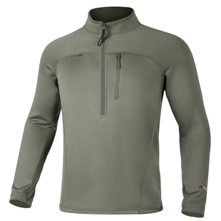 明戚polartec抓绒衣冲锋衣内胆上衣立领打底衫中间层男士抗静电