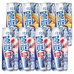 RIO锐澳预调鸡尾酒8度强爽0糖330ml*8罐低度气泡酒果酒伏特加