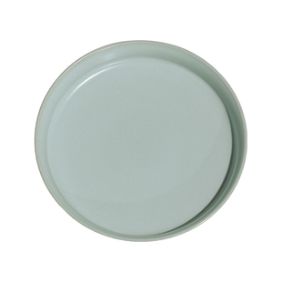 汝窑壶承开片复古干泡台小号手工陶瓷茶盘养壶茶承托青瓷摆件礼品