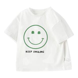 巴拉巴拉童装T恤儿童短袖上衣夏装男童女童宝宝印花休闲百搭上衣