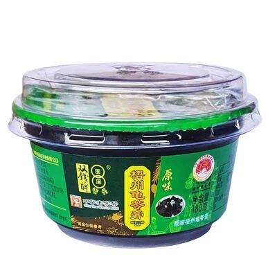广西梧州特产双钱牌正宗龟苓膏180g碗装甜味小零食非果冻布丁