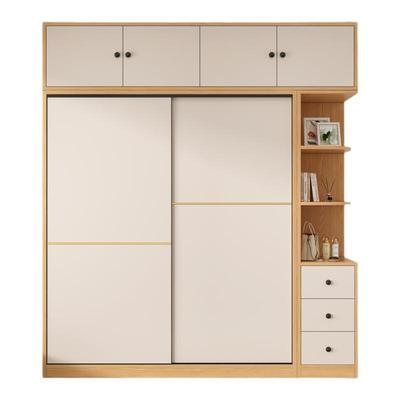 ENF实木衣柜家用卧室简易衣柜2025新款爆款定制成品推拉门衣柜子