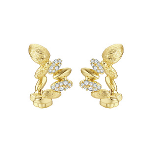 Orange Cube耳环女攒福耳饰925银简约气质时尚轻奢感耳钉女友礼物