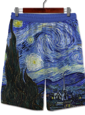 世界名画梵高星空夜蒙娜丽莎油画