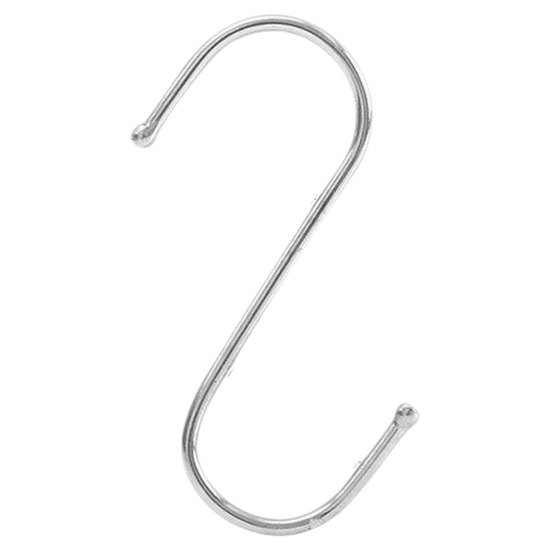 加粗实心S型万能挂钩勾晒香肠厨房衣柜学生多功能S钩子s型腊肉钩