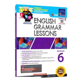 SAP English Grammar Lessons12346 英语语法训练练习册 英语学习课 新加坡小学英语语法原版教辅 英文原版进口