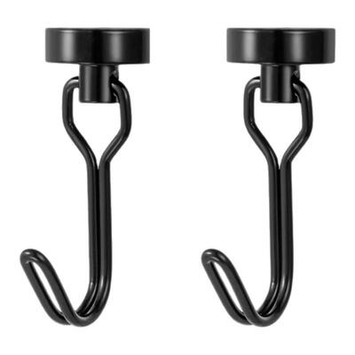 磁吸挂钩免打孔强力磁铁吸铁石小挂钩冰箱门后挂钥匙旋转磁力挂钩