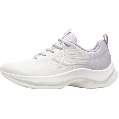 特步跑步鞋女鞋运动鞋皮面