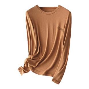 5A级五合一150s黑标羊毛美雅碧内搭修身显瘦圆领半高领长袖打底衫