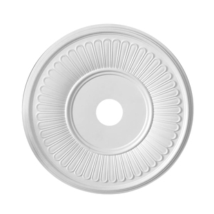 圆形欧式水晶吊灯池塑料客厅天花板卧室风扇座灯盘装饰遮盖造型