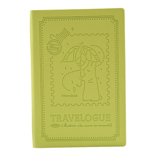 伊莎儿高颜值皮面B6 96张压印本(气温诗)随身记事本可爱压印笔记