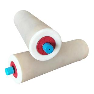 尼龙托辊输送带滚轮支架抗静电防尘防水槽型传送皮带机高分子托辊