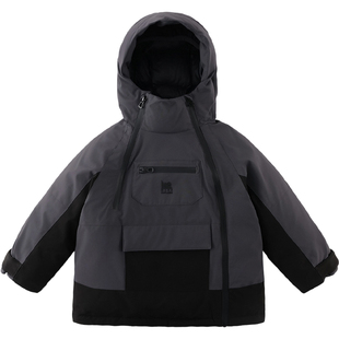 [商场同款]马克珍妮男童机能风加厚羽绒服 儿童滑雪服冬装551630