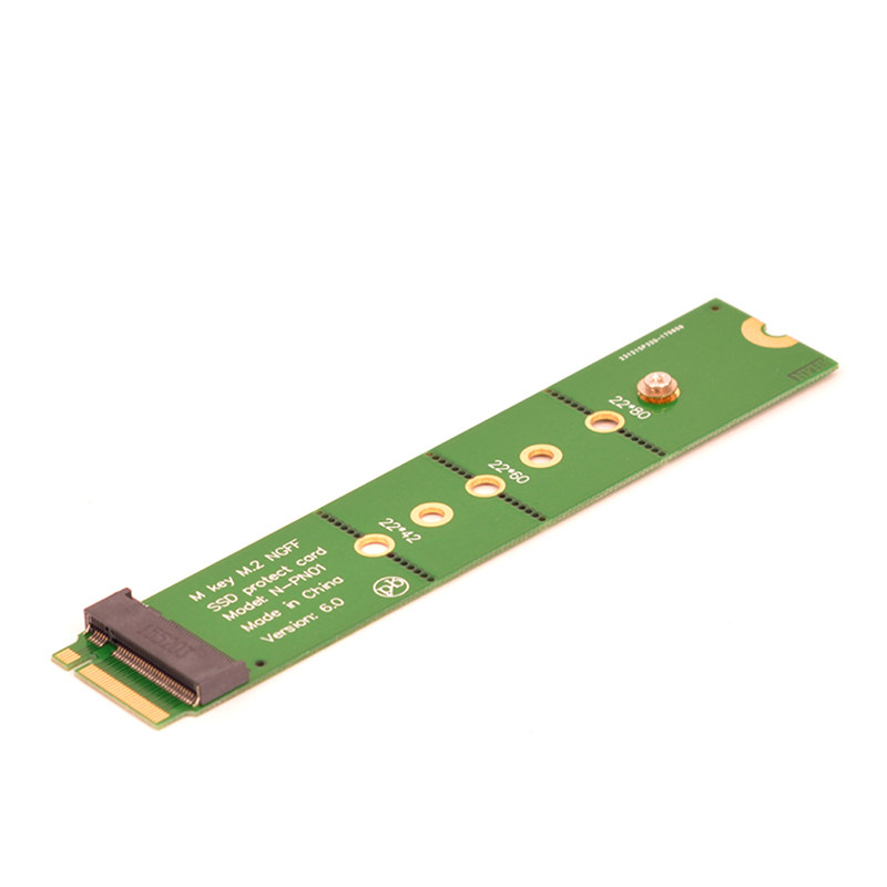 M key M2 NGFF NVMe  SSD 固态硬盘测试 保护卡 延长 公对母插槽
