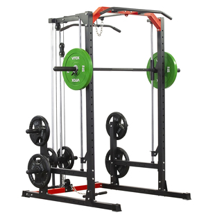 家用多功能史密斯健身训练器杠铃框式深蹲架卧推举重床蹲举硬拉架