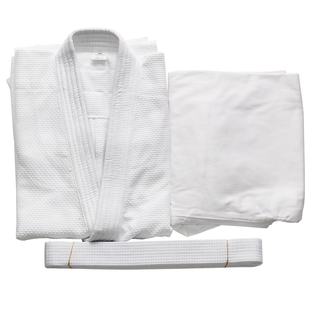 儿童柔道服装JUDO成人柔道训练服比赛衣服 合气道服 巴西柔道服