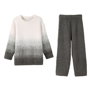 安之伴【巨保暖】半边绒情侣睡衣冬季冬款加厚珊瑚绒男女士家居服