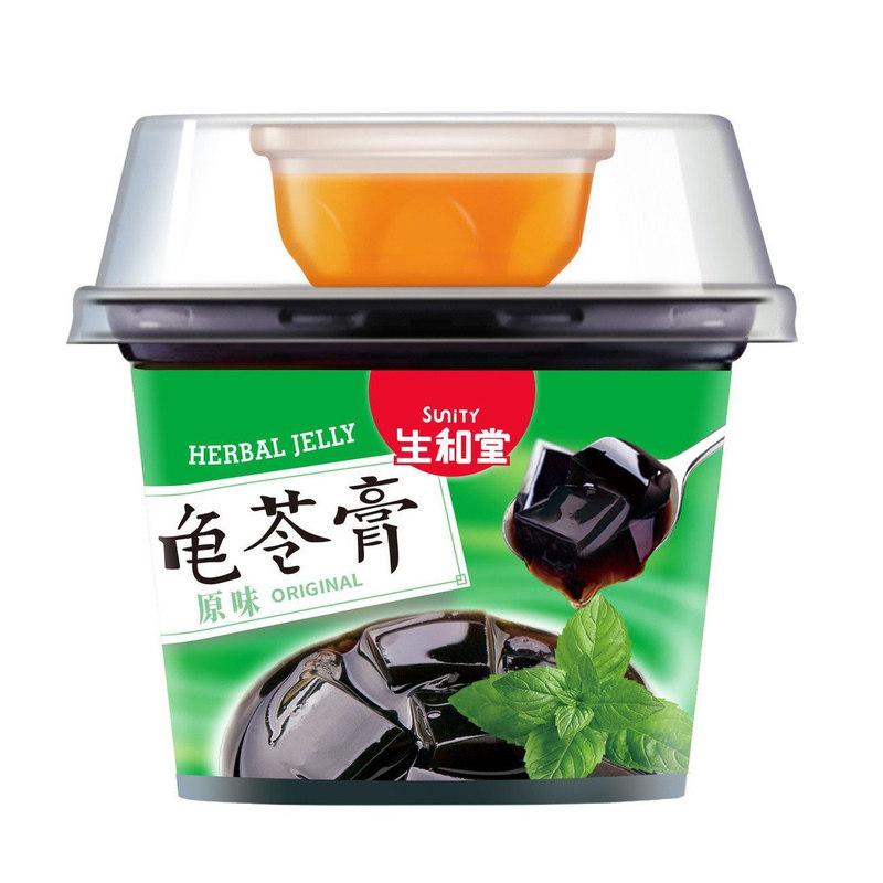 正品生和堂龟苓膏正宗老牌子原味即食黑凉粉特产零食小吃碗装批发