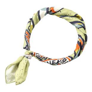 骑车防晒披肩护颈围巾小方巾女夏季抹胸外穿丝巾腰带外搭包头方巾