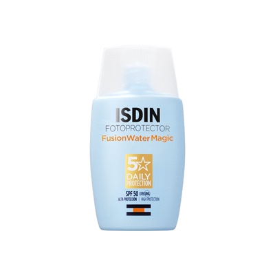 ISDIN【晁然推荐】怡思丁小蓝瓶防晒清爽水感高倍通勤免卸SPF50