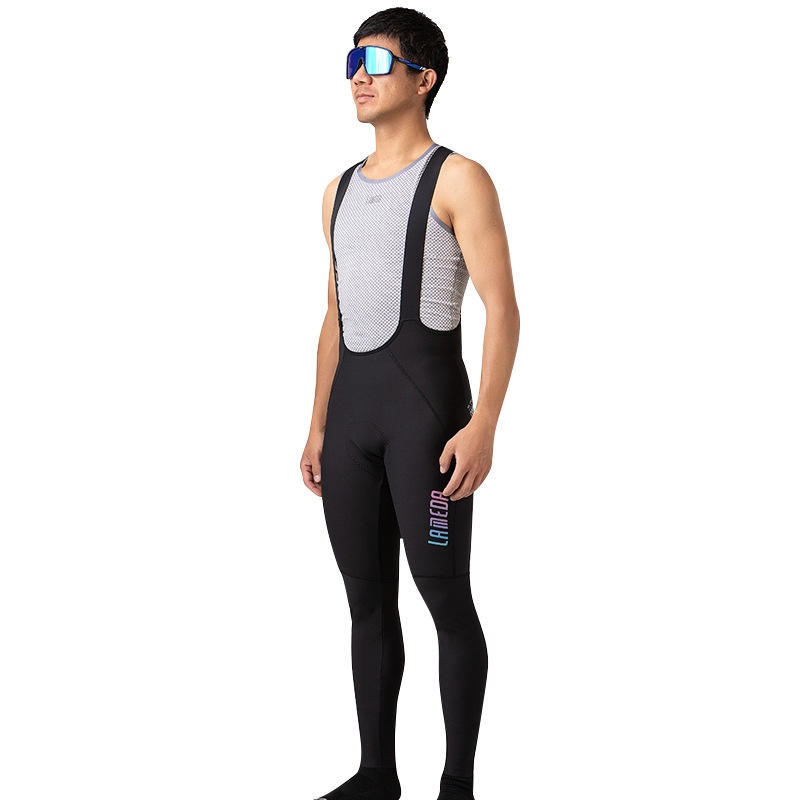 兰帕达lameda骑行背带裤公路山地单车车裤背带春秋长裤男自行车款