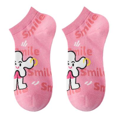 袜子女短袜夏季透气ins潮袜子防滑不掉跟春秋薄款女士卡通船袜