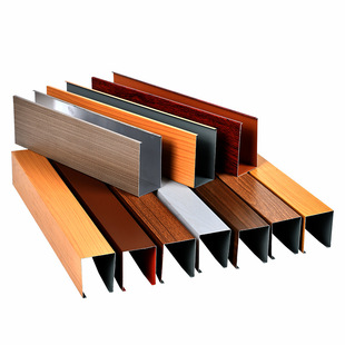 铝方通吊顶木纹铁方通办公室天花长条装饰格栅吊顶材料自装铝方通