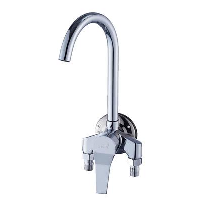 明装混水阀冷热鹅颈洗菜盆水龙头