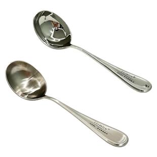 厨森林304不锈钢大口喝汤嗦粉勺子长柄大号拉面勺吃面汤匙高档勺