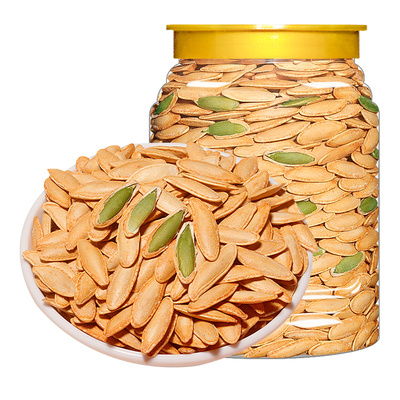 美人甲椒盐南瓜子500g罐装