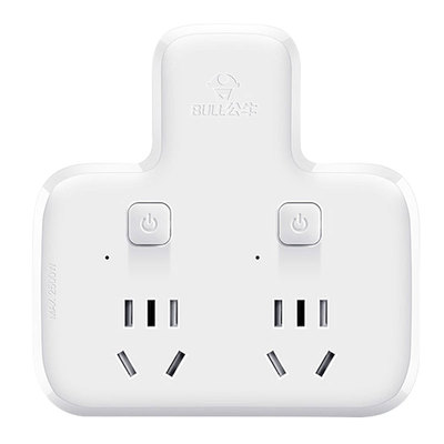 公牛插座转换器二三多孔功能扩展