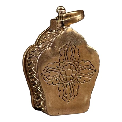 新款黄铜可开藏式噶嘎乌盒项链