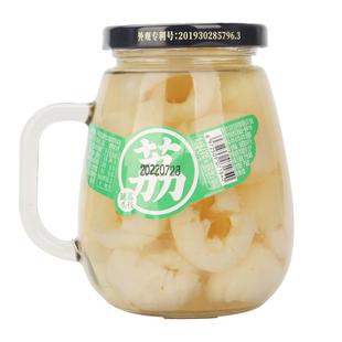 方好糖水荔枝罐头430g*4罐玻璃瓶装即食新鲜荔枝水果罐头整箱批发