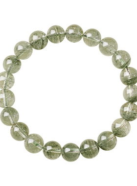 宫里上新正品天然绿幽灵手串