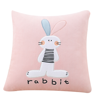 格子午睡沙发汽车抱枕被办公室用