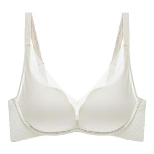 夏末喵酱蕾丝小胸聚拢内衣女显大提拉无钢圈桑蚕丝舒适文胸胸罩