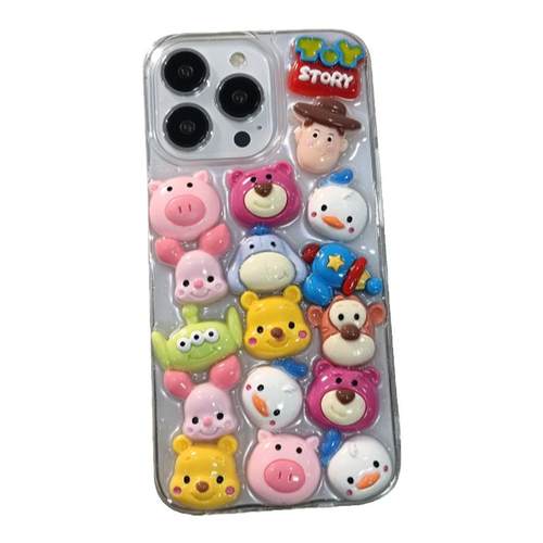 立体网红可爱玩具总动员适用苹果16手机壳超火iphone15promax新款13pro防摔12硅胶15手机套11卡通14pro女13软