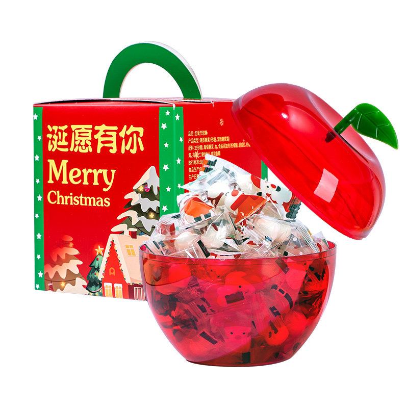 QW/泉旺圣诞节礼物糖果平安夜苹果小礼品送对象孩子圣诞糖果礼物